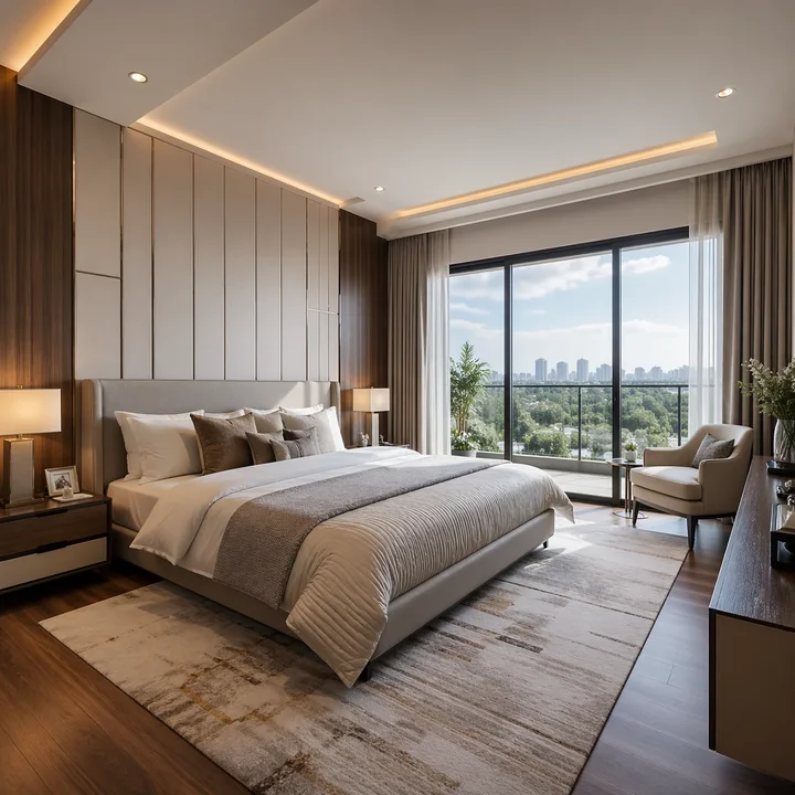 Sobha One World master bedroom